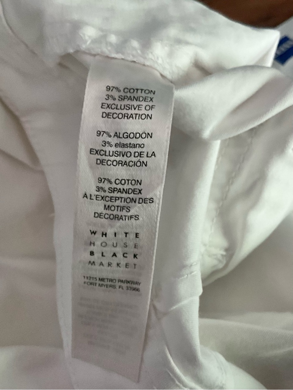 WHBM The Slim Crop White Cargo Pants - Picture 13 of 14